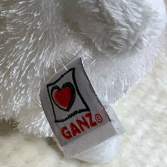 GANZ Webkinz White Plush Bunny Rabbit HM078 Stuffed Animal Toy No Code - Picture 12 of 16